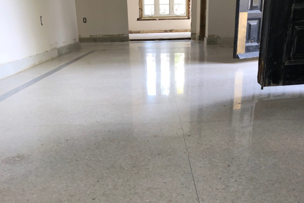 Terrazzo Cleaning Process